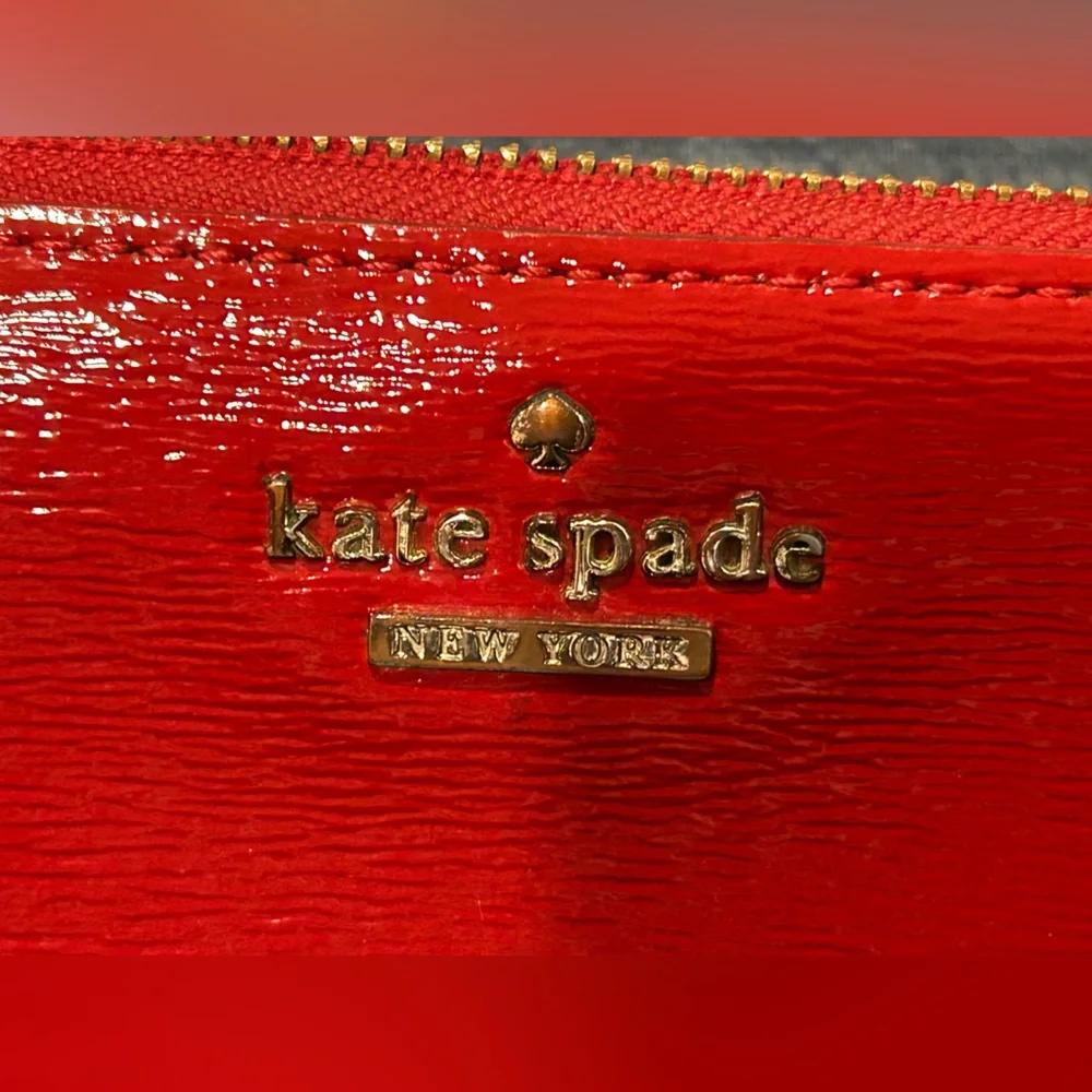 Kate Spade Glossy Red Wallet
